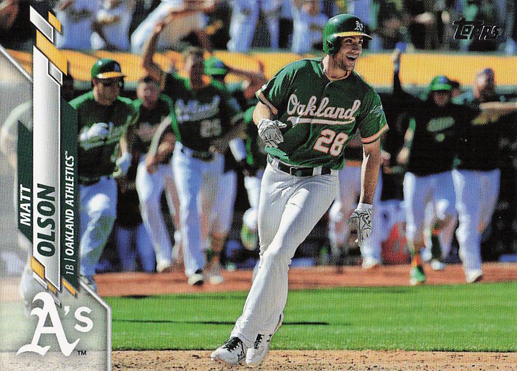 2020 Topps Baseball Matt Olson #319