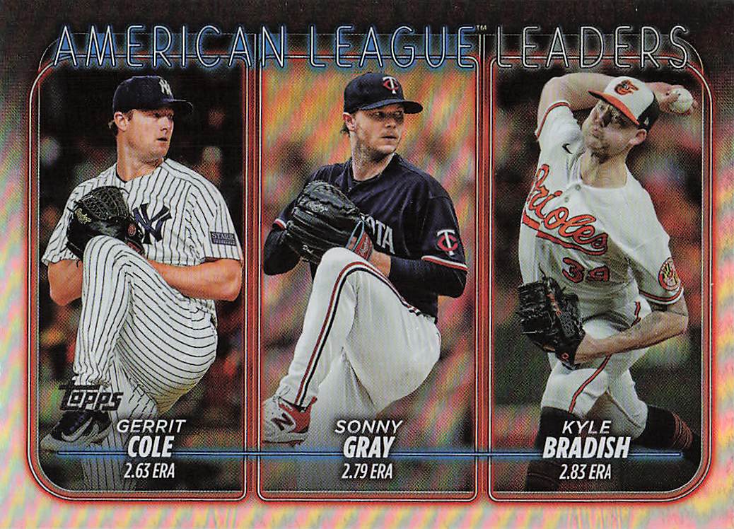 2024 Topps Rainbow Foil ERA Gerrit Cole / Sonny Gray / Kyle Bradish #324