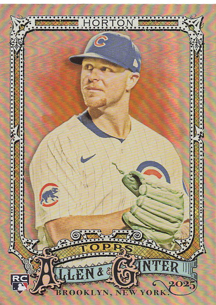 2025 Topps Allen & Ginter Baseball Silver Portrait Cade Horton #24 Rookie
