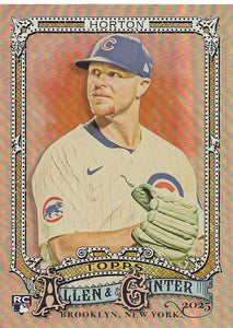 2025 Topps Allen & Ginter Baseball Silver Portrait Cade Horton #24 Rookie