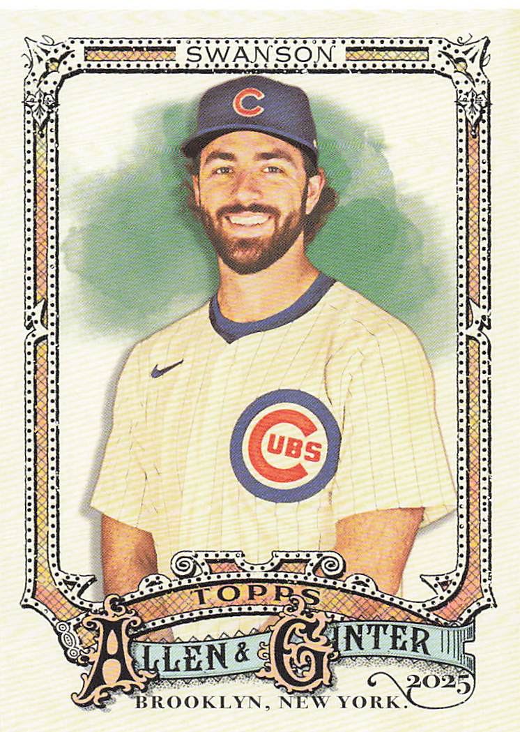 2025 Topps Allen & Ginter Baseball Dansby Swanson #52