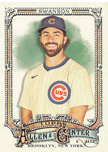 2025 Topps Allen & Ginter Baseball Dansby Swanson #52