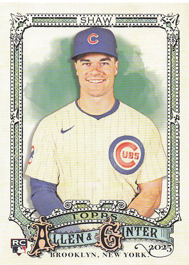 2025 Topps Allen & Ginter Baseball Matt Shaw #143 Rookie