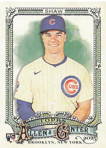 2025 Topps Allen & Ginter Baseball Matt Shaw #143 Rookie