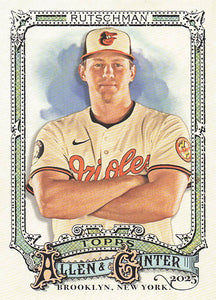 2025 Topps Allen & Ginter Baseball Adley Rutschman #65