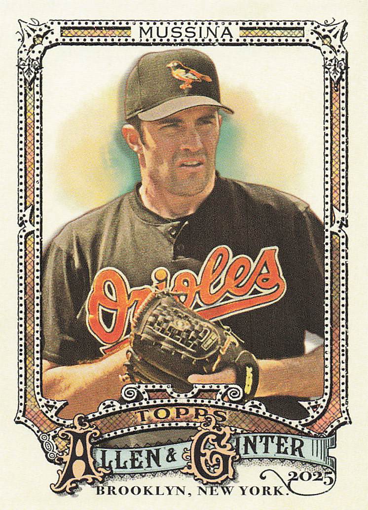 2025 Topps Allen & Ginter Baseball Mike Mussina #307