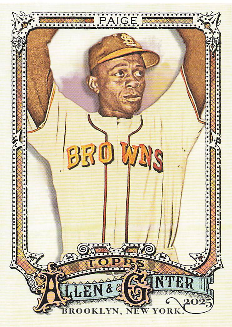 2025 Topps Allen & Ginter Baseball Satchel Paige #57