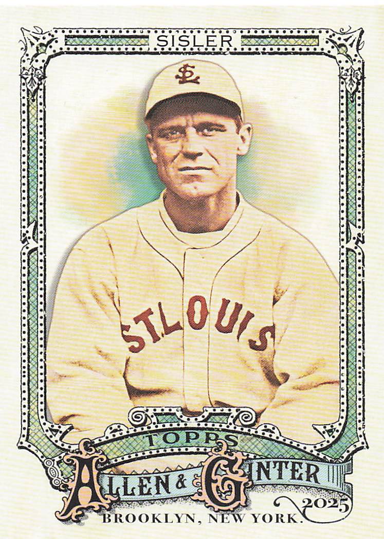 2025 Topps Allen & Ginter Baseball George Sisler #170