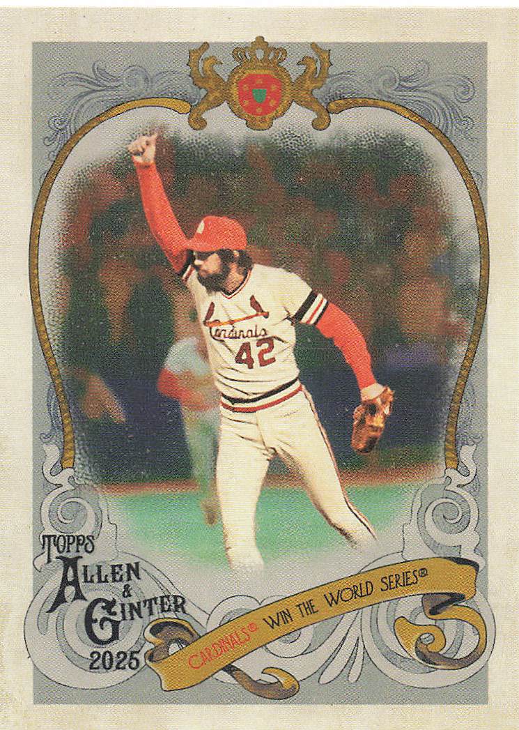 2025 Topps Allen & Ginter Baseball Sweet Victory Bruce Sutter #SV-35