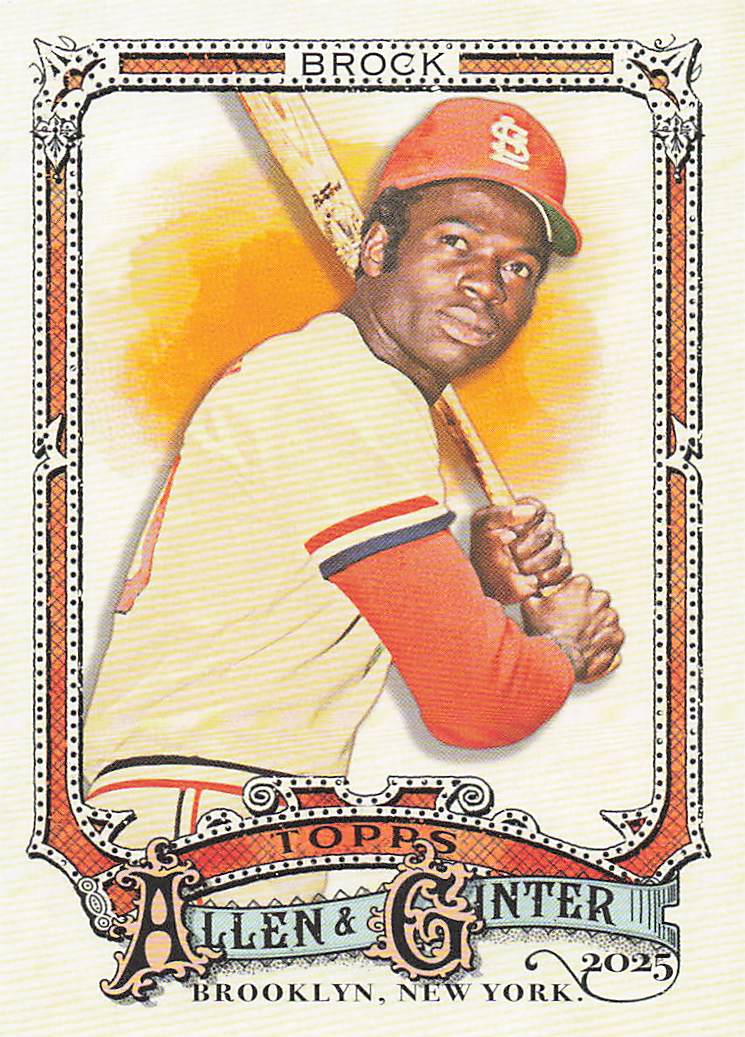 2025 Topps Allen & Ginter Baseball Lou Brock #11