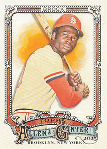 2025 Topps Allen & Ginter Baseball Lou Brock #11