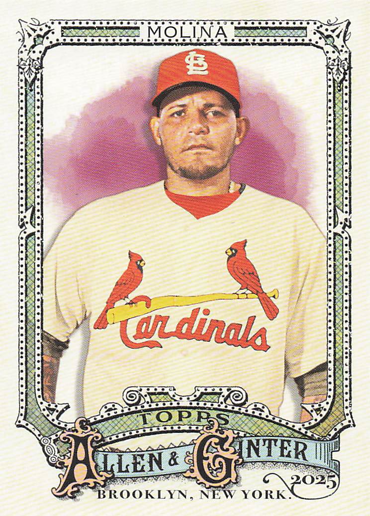 2025 Topps Allen & Ginter Baseball Yadier Molina #51