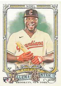 2025 Topps Allen & Ginter Baseball Jhonkensy Noel #77 Rookie