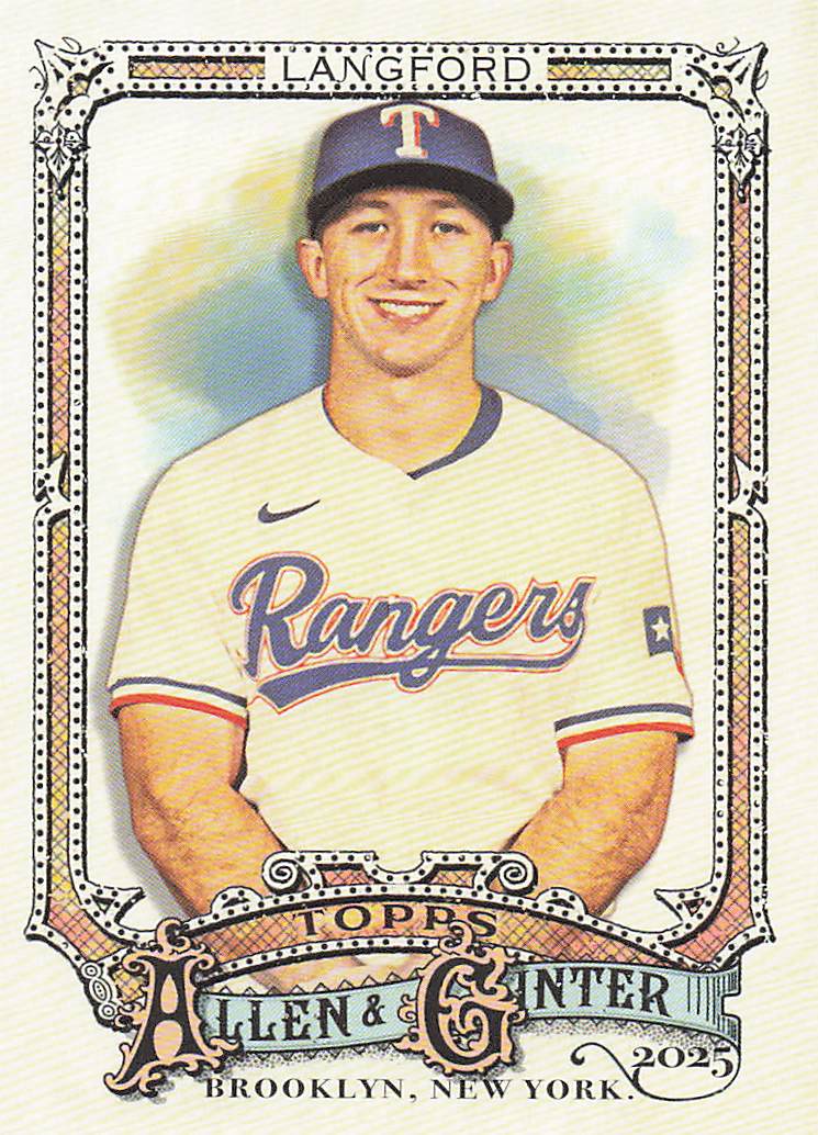 2025 Topps Allen & Ginter Baseball Wyatt Langford #106