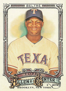 2025 Topps Allen & Ginter Baseball Adrian Beltré #323