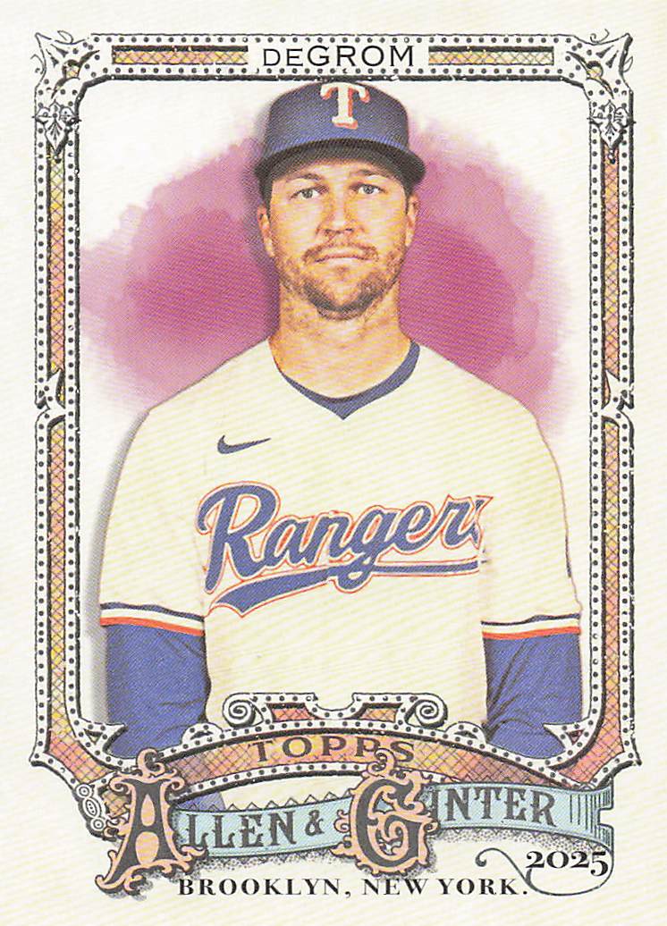 2025 Topps Allen & Ginter Baseball Jacob deGrom #145