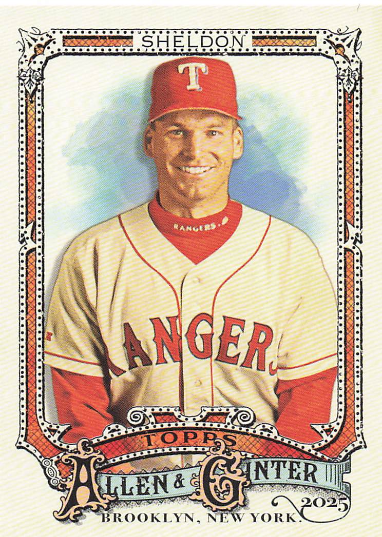 2025 Topps Allen & Ginter Baseball Scott Sheldon #214