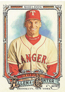 2025 Topps Allen & Ginter Baseball Scott Sheldon #214