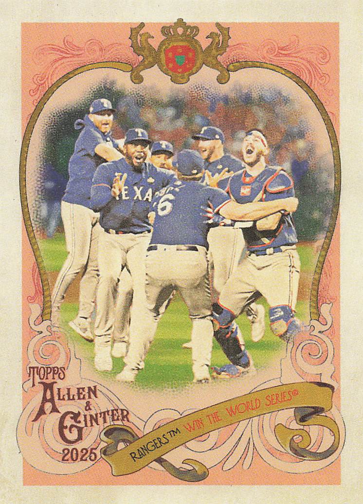 2025 Topps Allen & Ginter Baseball Sweet Victory Jonah Heim #SV-3