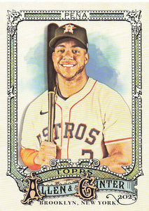 2025 Topps Allen & Ginter Baseball Jeremy Peña #50