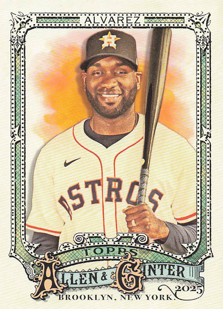 2025 Topps Allen & Ginter Baseball Yordan Alvarez #32