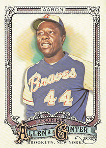 2025 Topps Allen & Ginter Baseball Hank Aaron #13