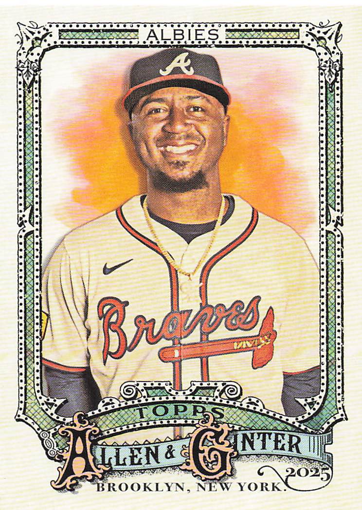 2025 Topps Allen & Ginter Baseball Ozzie Albies #56
