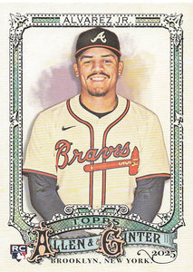 2025 Topps Allen & Ginter Baseball Nacho Alvarez Jr. #201 Rookie