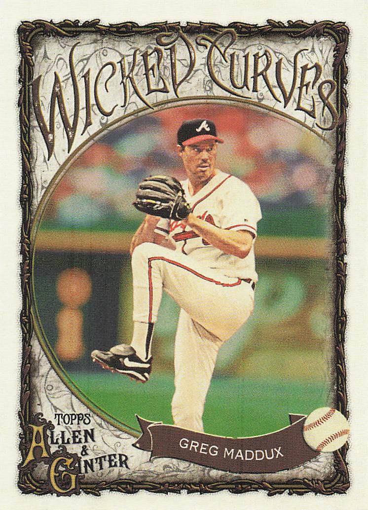 2025 Topps Allen & Ginter Baseball Wicked Curves Greg Maddux #WC-17