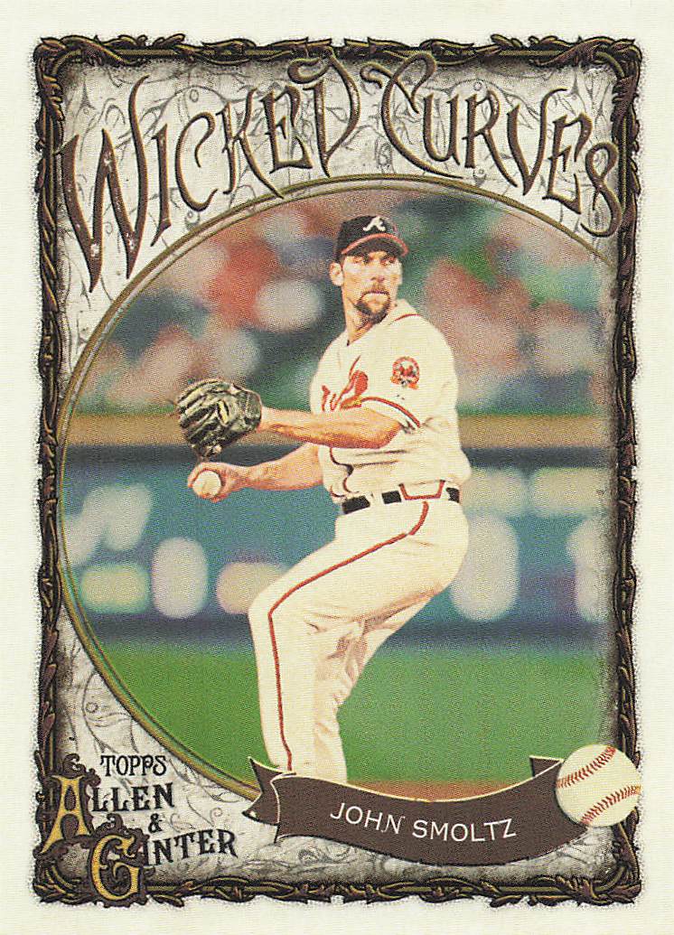 2025 Topps Allen & Ginter Baseball Wicked Curves John Smoltz #WC-34