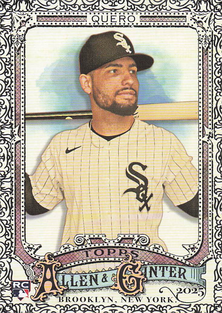 2025 Topps Allen & Ginter Baseball Foil Filagree Edgar Quero #247 Rookie