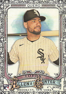 2025 Topps Allen & Ginter Baseball Foil Filagree Edgar Quero #247 Rookie