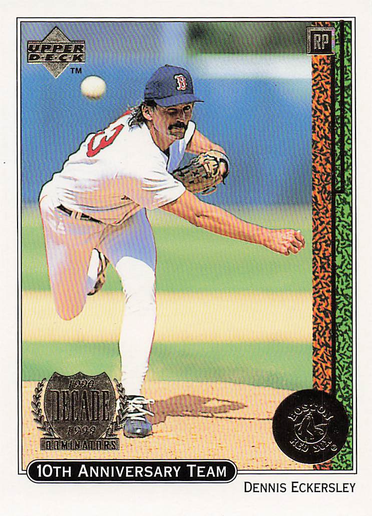 1999 Upper Deck Baseball 10th Anniversary Team Dennis Eckersley #X11