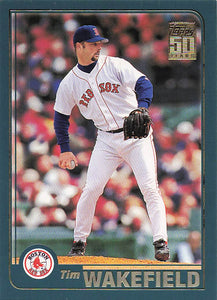 2001 Topps Baseball Tim Wakefield #701
