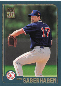 2001 Topps Baseball Bret Saberhagen #682