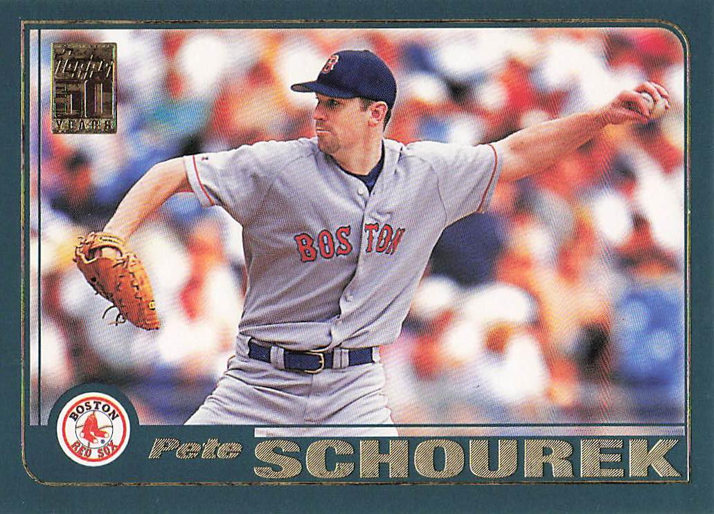 2001 Topps Baseball Pete Schourek #651