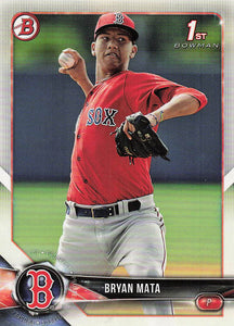 2018 Bowman Baseball Prospects Bryan Mata #BP2