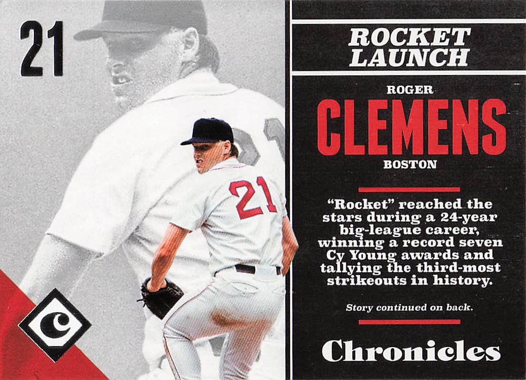 2017 Panini Chronicles Baseball Roger Clemens #76