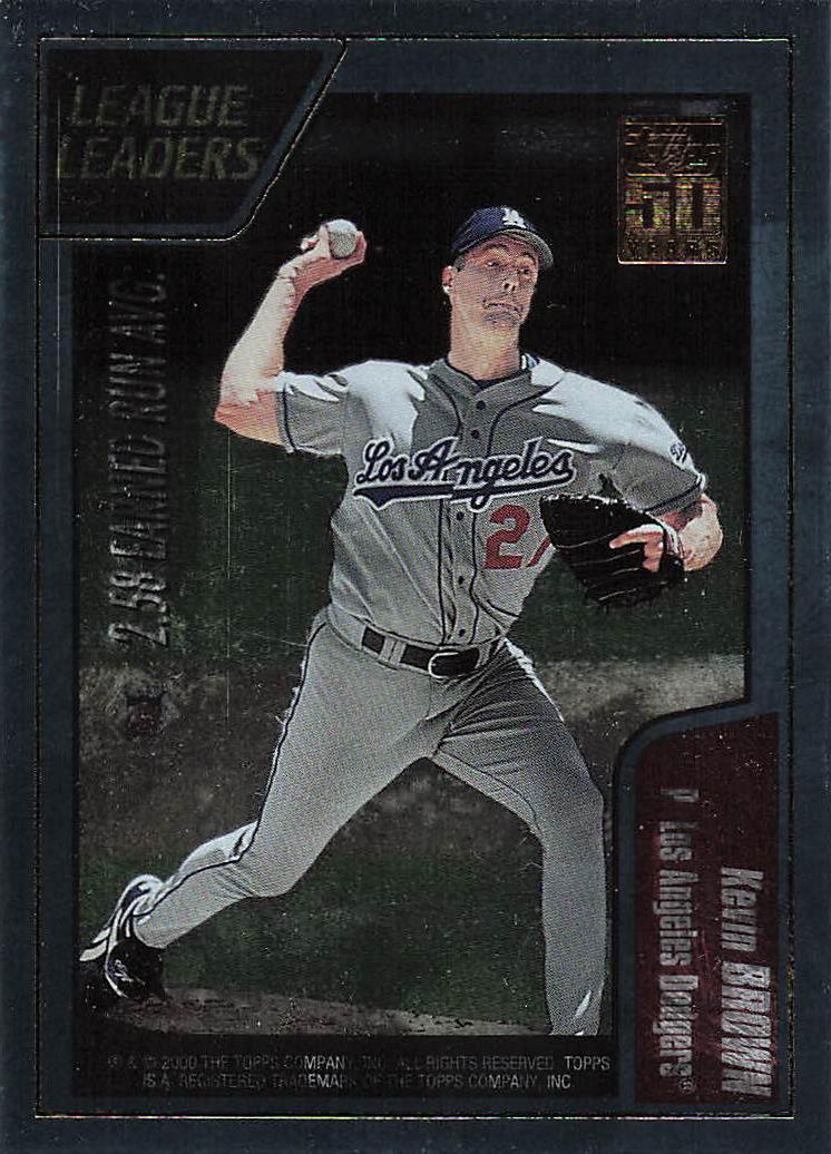 2001 Topps Baseball Kevin Brown / Pedro Martinez LL #398