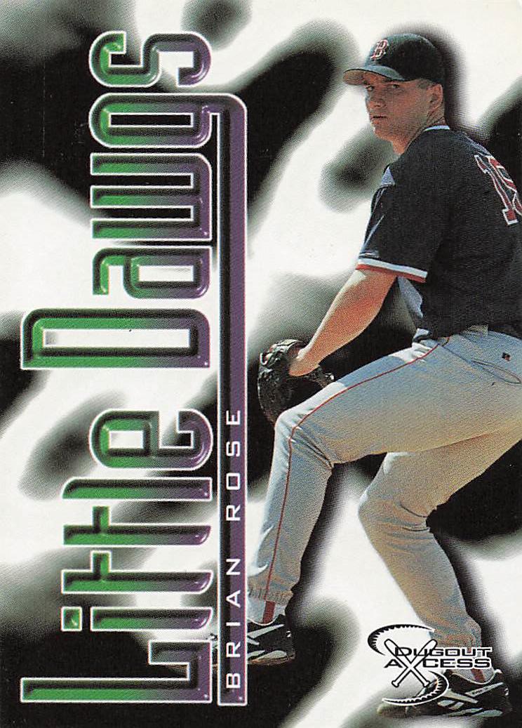 1998 SkyBox Dugout Axcess Baseball Brian Rose #104