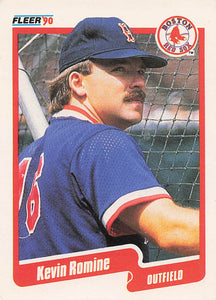 1990 Fleer Baseball Kevin Romine #286b