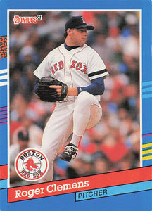 1991 Donruss Baseball Roger Clemens #81b