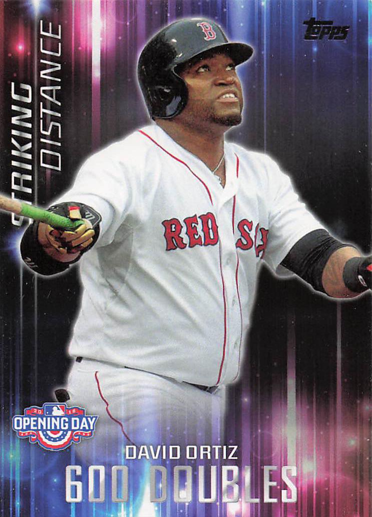 2016 Topps Opening Day Baseball Striking Distance David Ortiz #SD-6