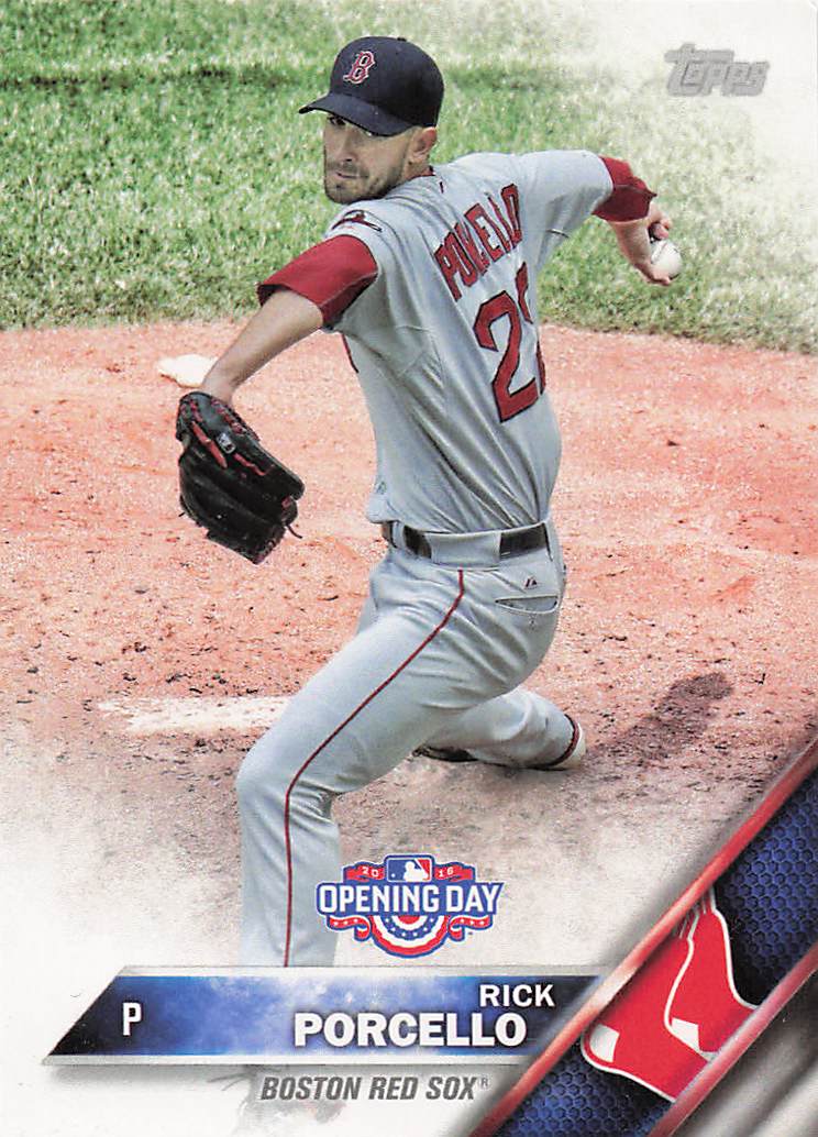 2016 Topps Baseball Rick Porcello #608