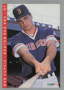 1993 Fleer Baseball Bob Zupcic #186