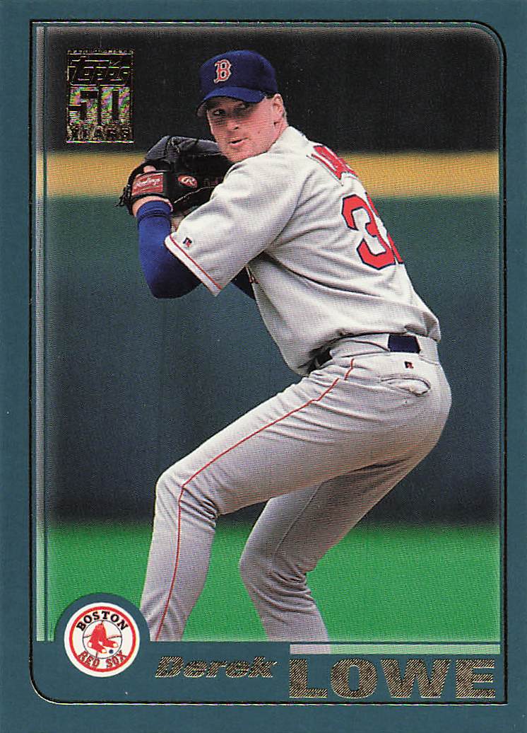 2001 Topps Baseball Derek Lowe #24