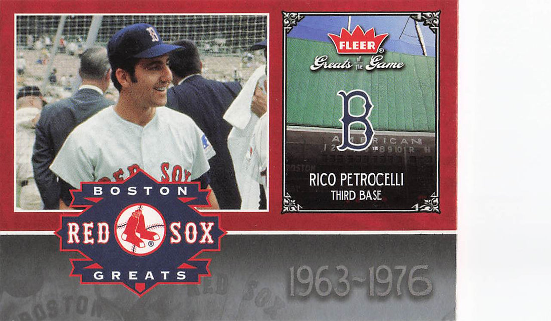 2006 Fleer Greats of the Game Baseball Red Sox Greats Rico Petrocelli #BOS-RP