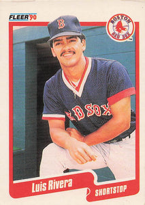 1990 Fleer Baseball Luis Rivera #285