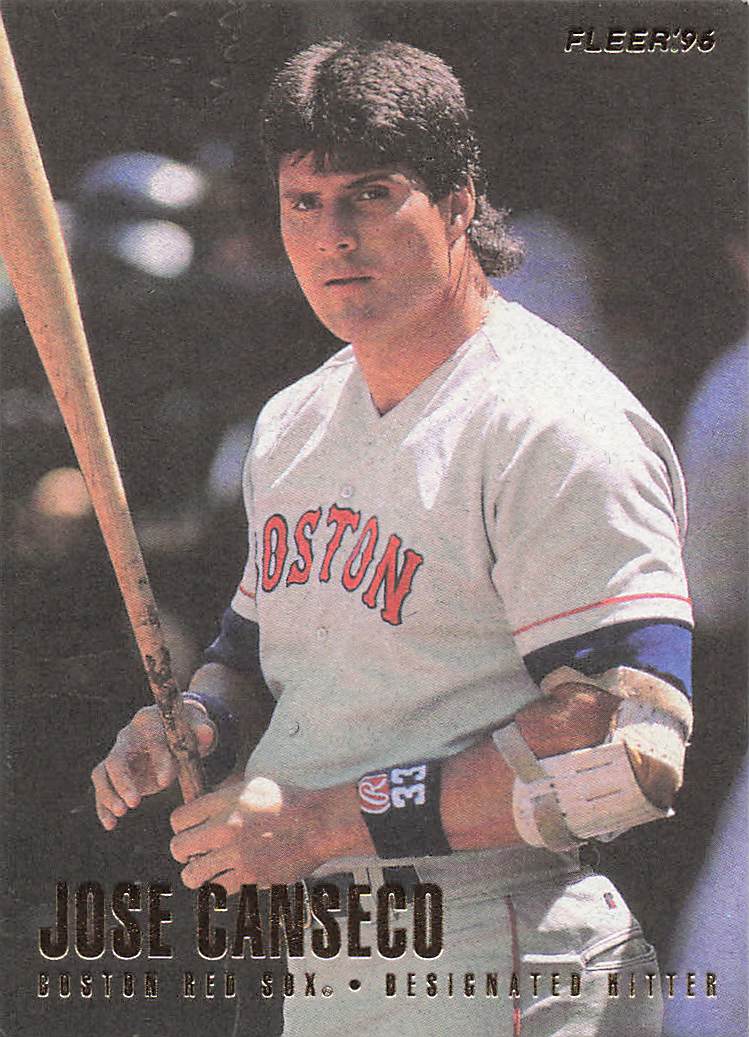 1996 Fleer Baseball Jose Canseco #24