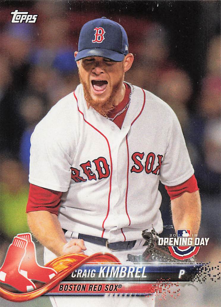 2018 Topps Opening Day Baseball Craig Kimbrel #19